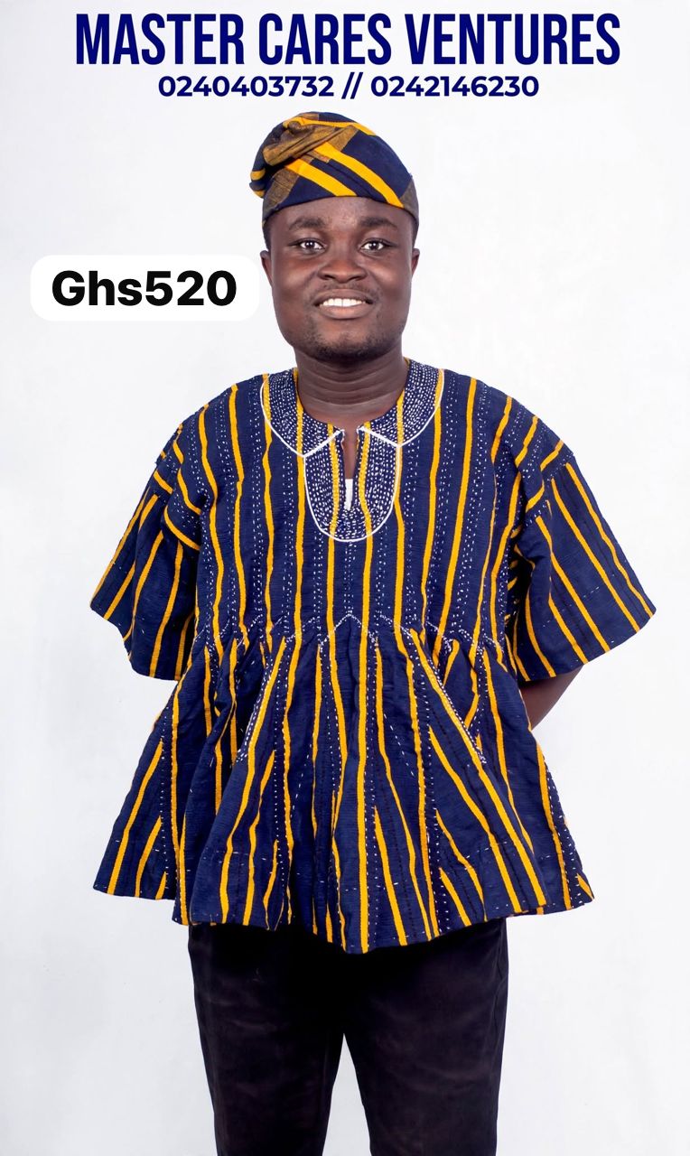 Navy & Gold Fugu with Necklace Detail